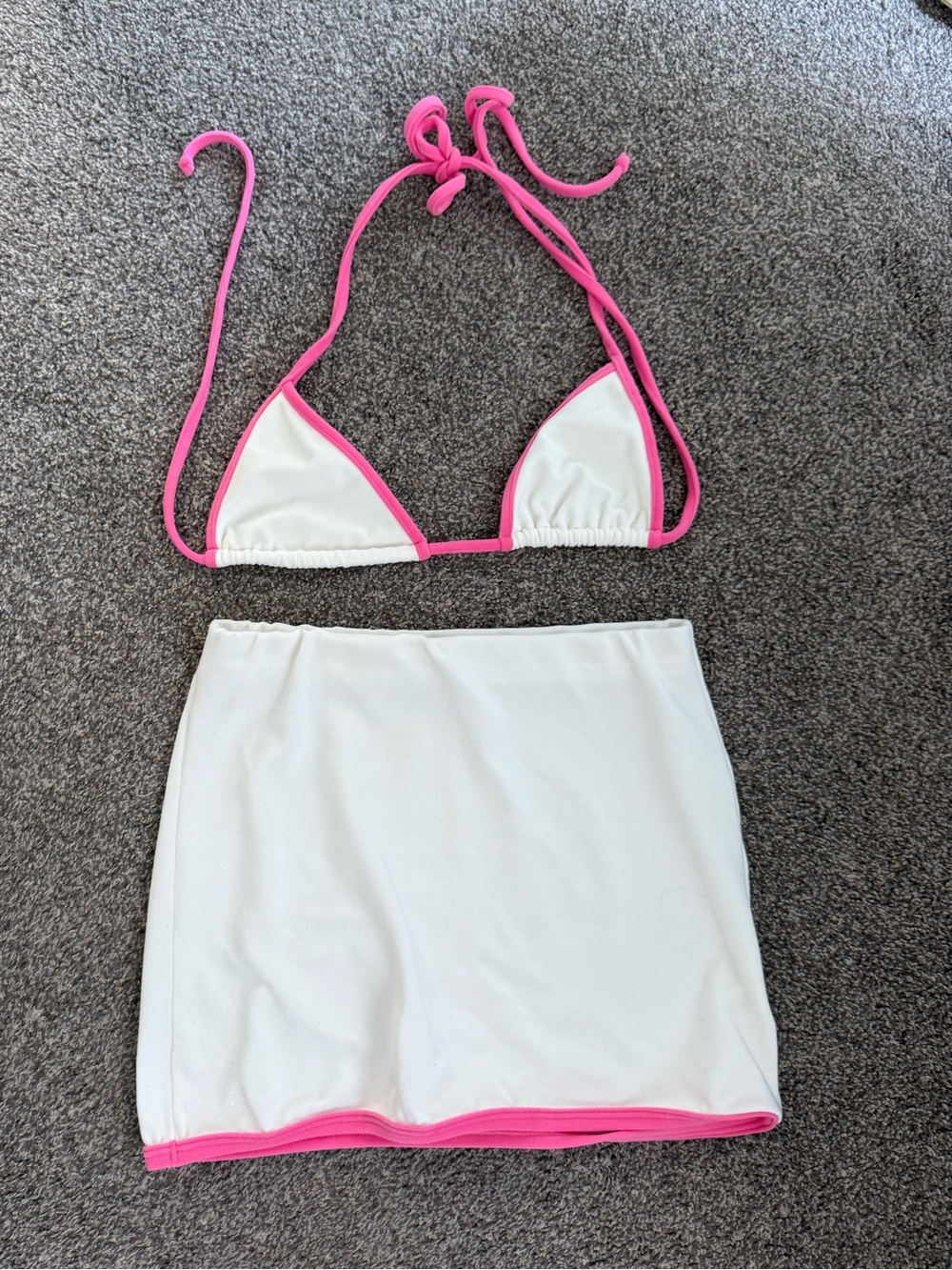 Frankie's bikini skirt and top set